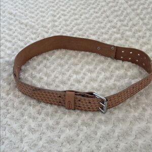 Vintage McGuire Nicholas Tan Saddle Leather Men’s Work Belt